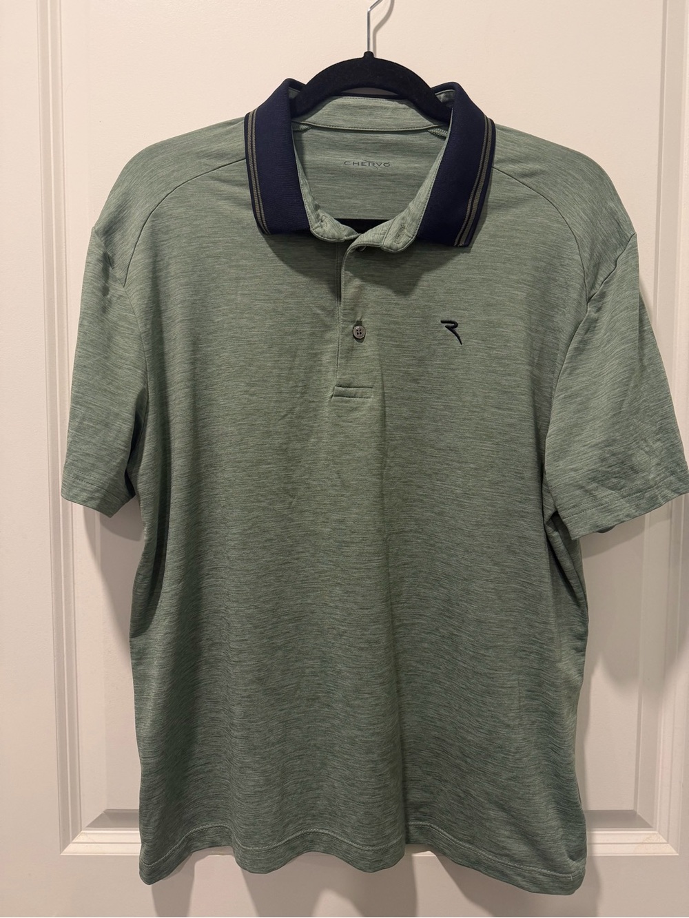 Chervò Italian Golf Polo Men’s EU 50 Sage Green